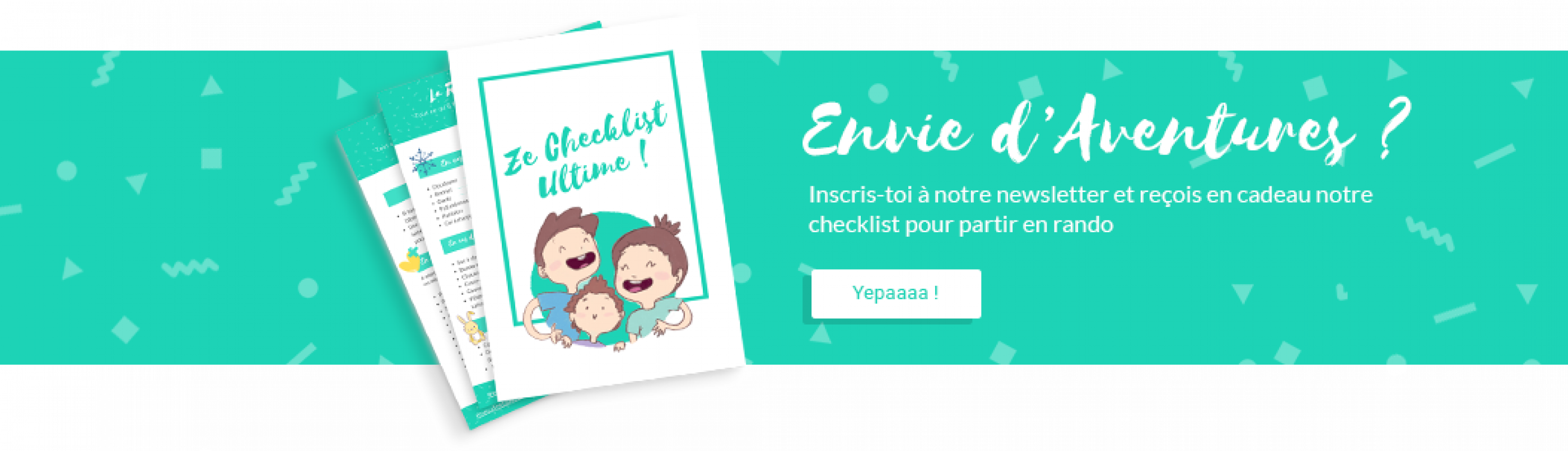 Télécharge la checklist ultime pour partir en randonnée en famille