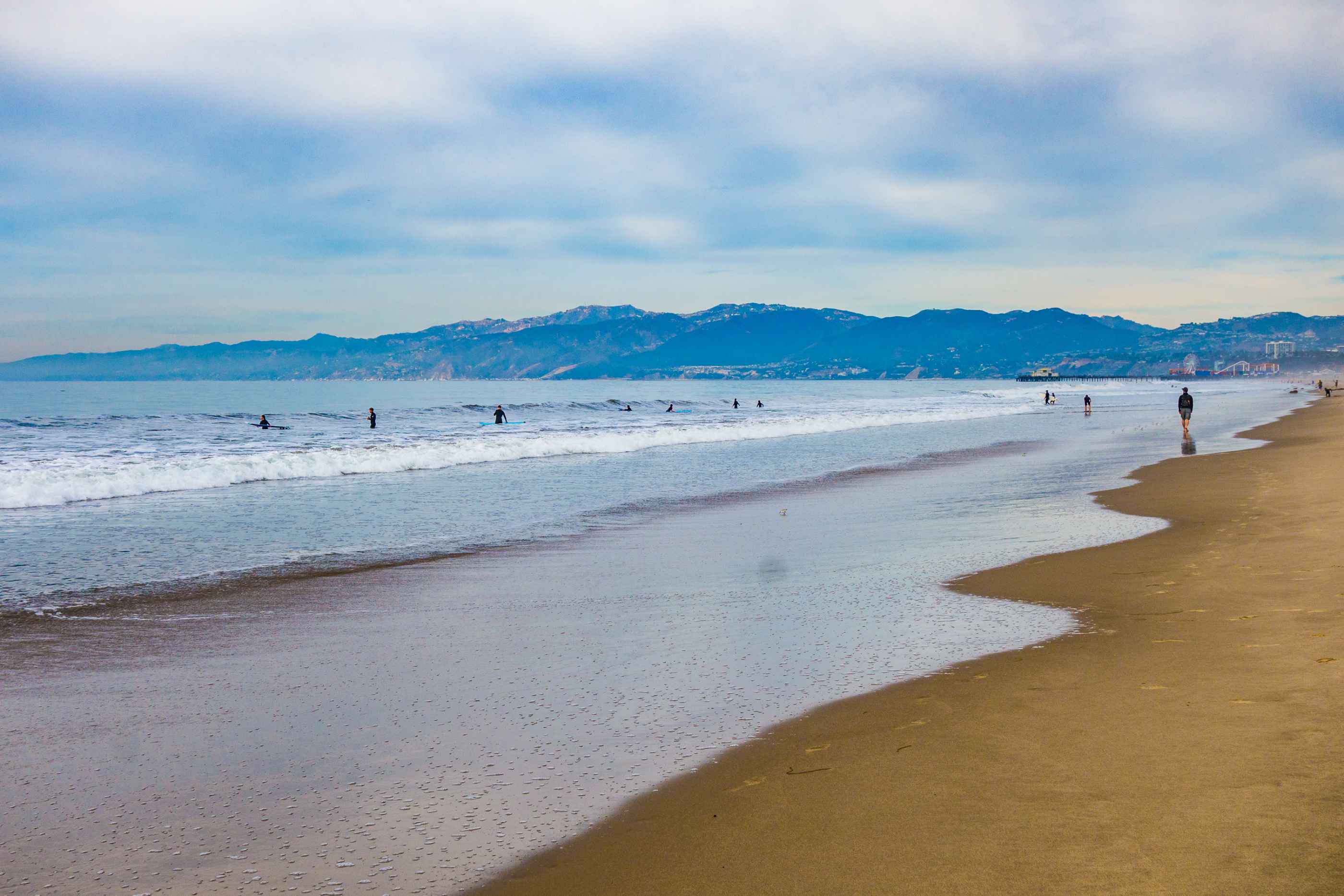 La grande plage de Venice Beach