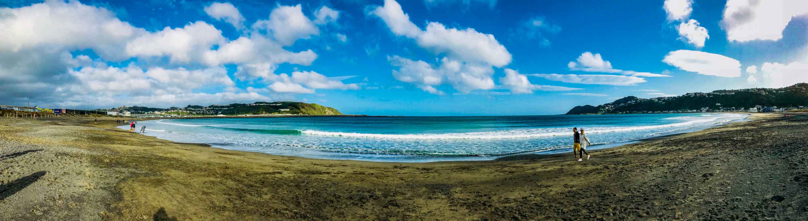 Lyall Bay, un des quartiers où il fait bon vivre à Wellington.