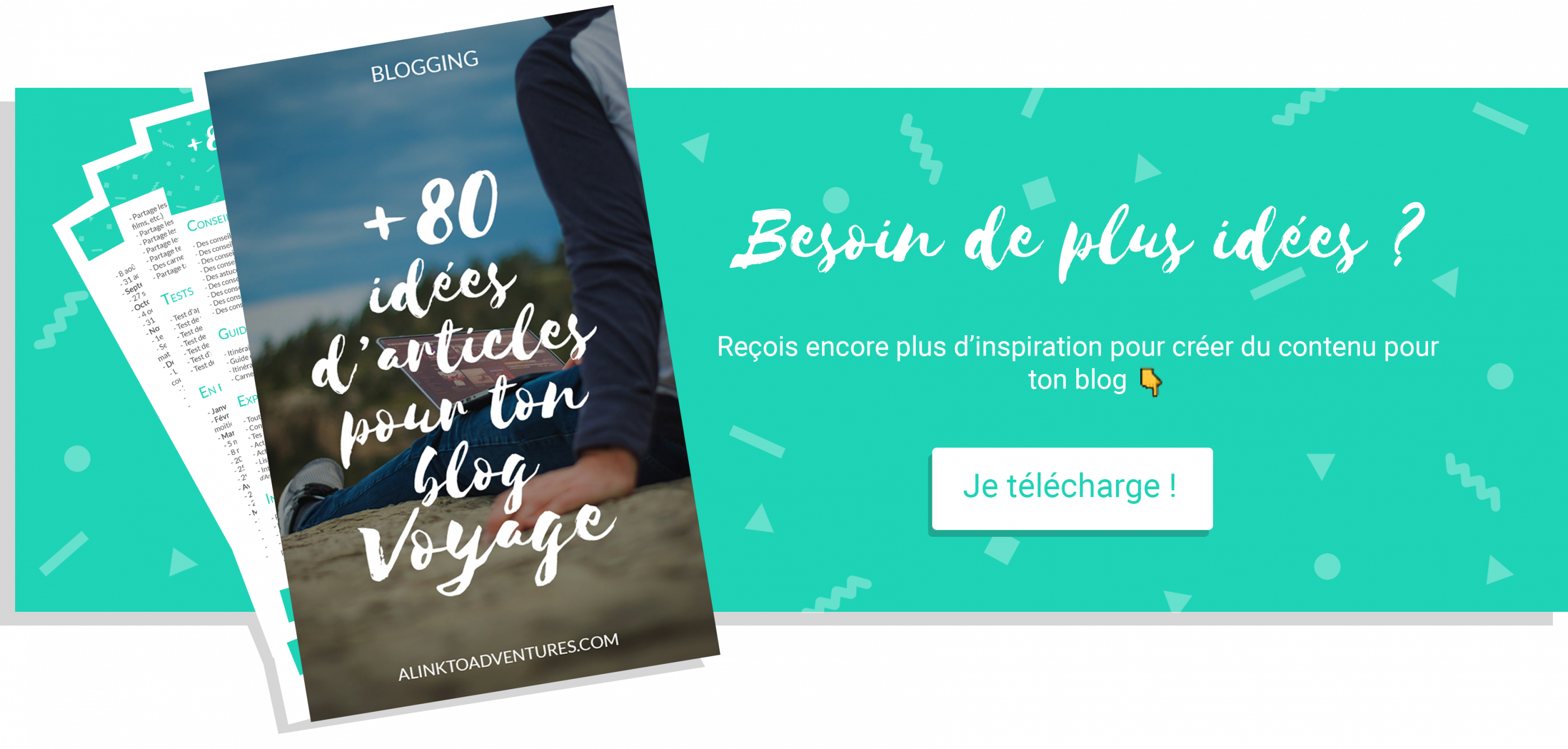 Télécharge encore plus d'idées d'articles de blog avec ce cadeau !