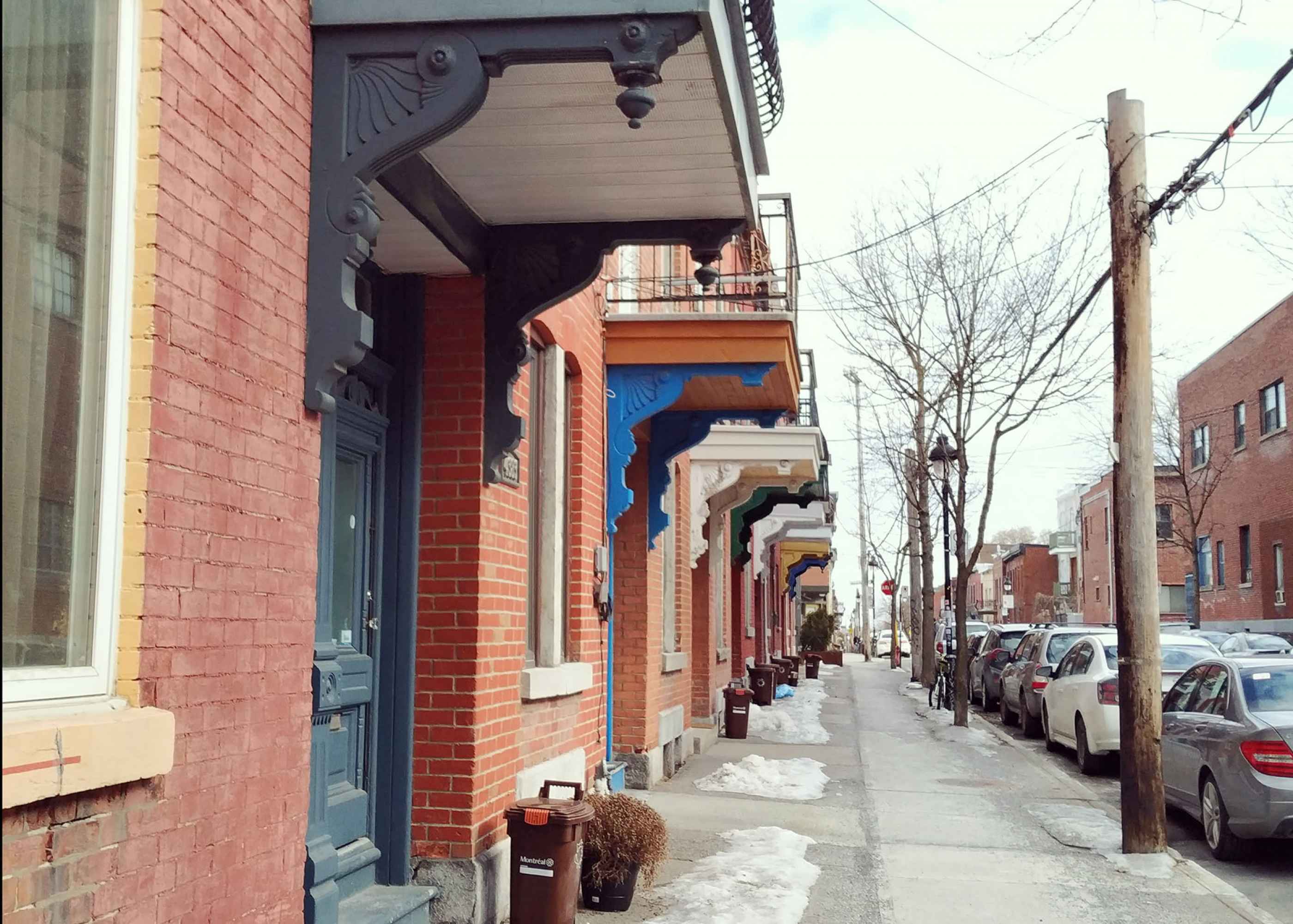 Le quartier du plateau Mont-Royal, à Montréal