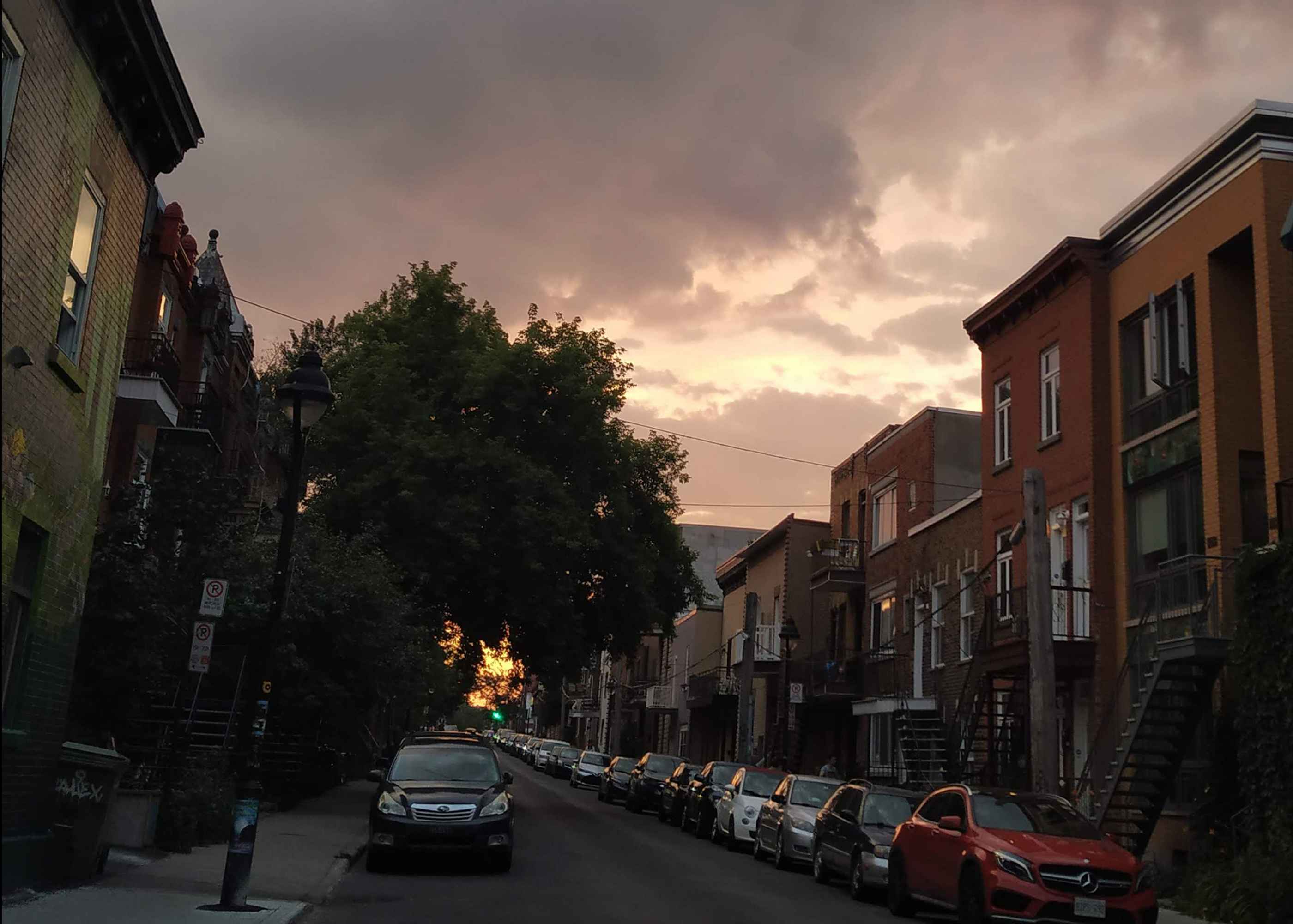 Dans les rues de Montréal
