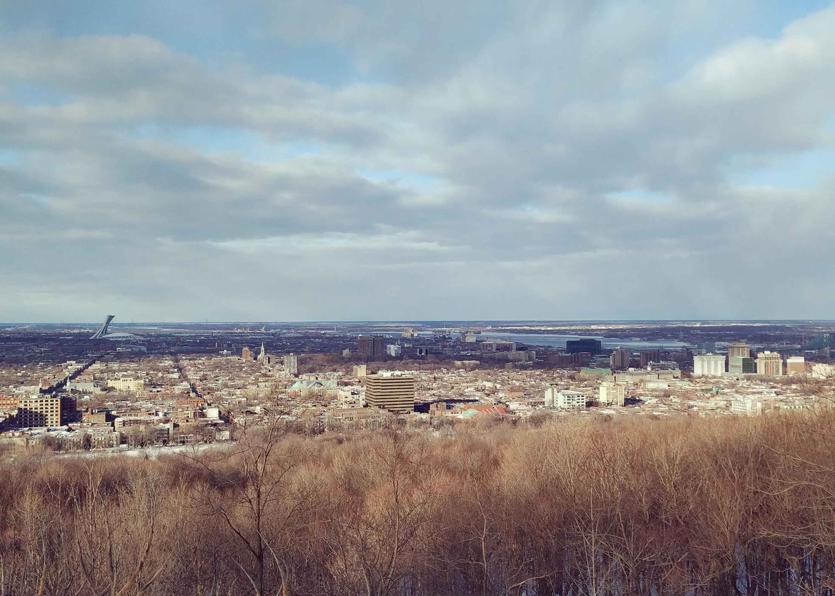 Superbe vue sur la capitale québecoise, Montréal