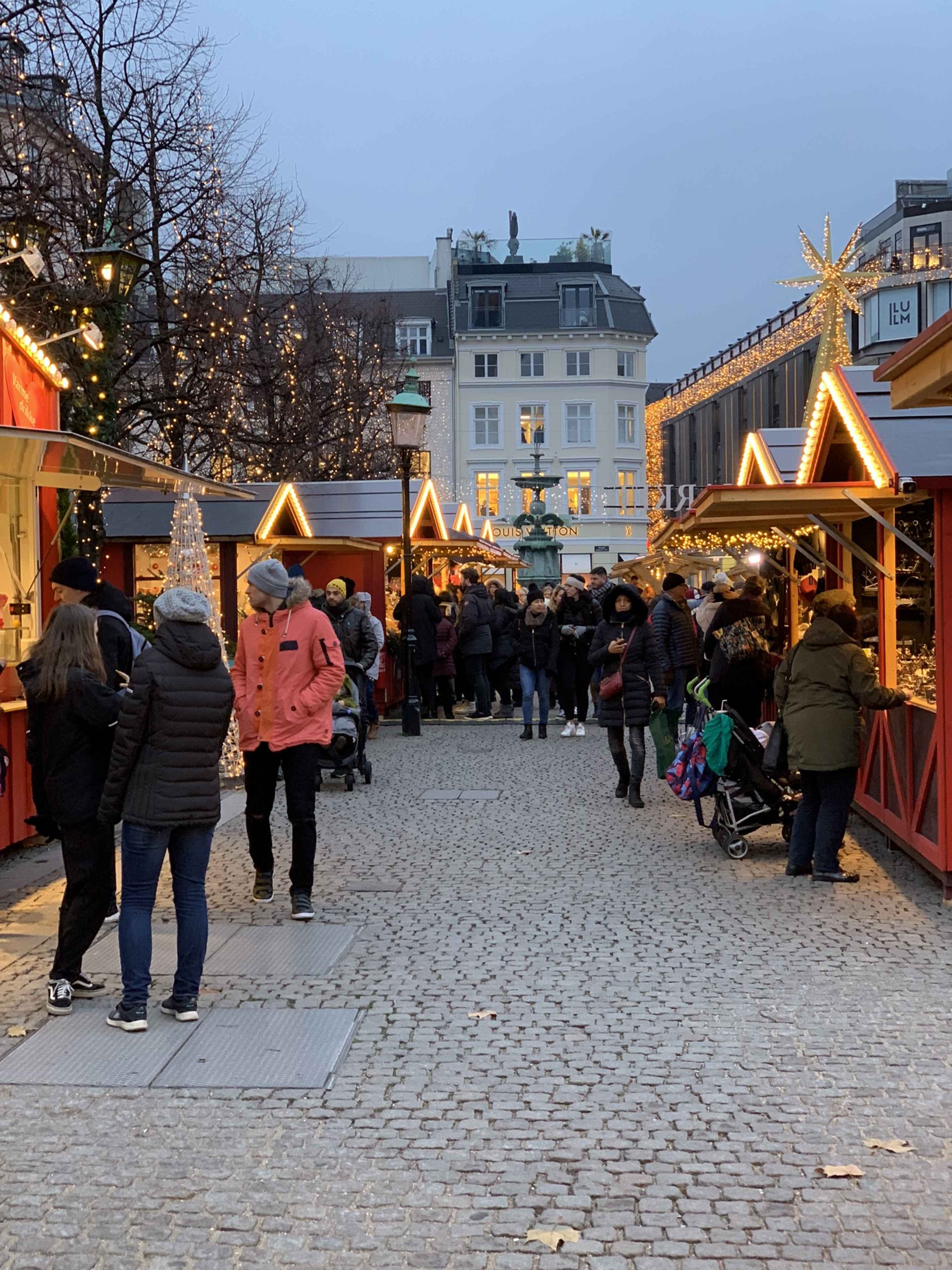 Le marché de Noël de Kongens Nytorv à Copenhague
