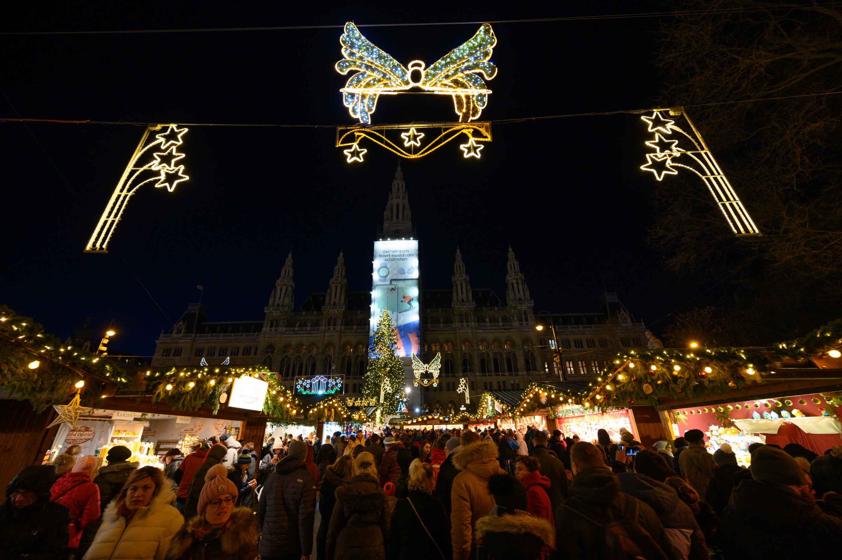 Le marché de noël de la Rathausplatz à Vienne