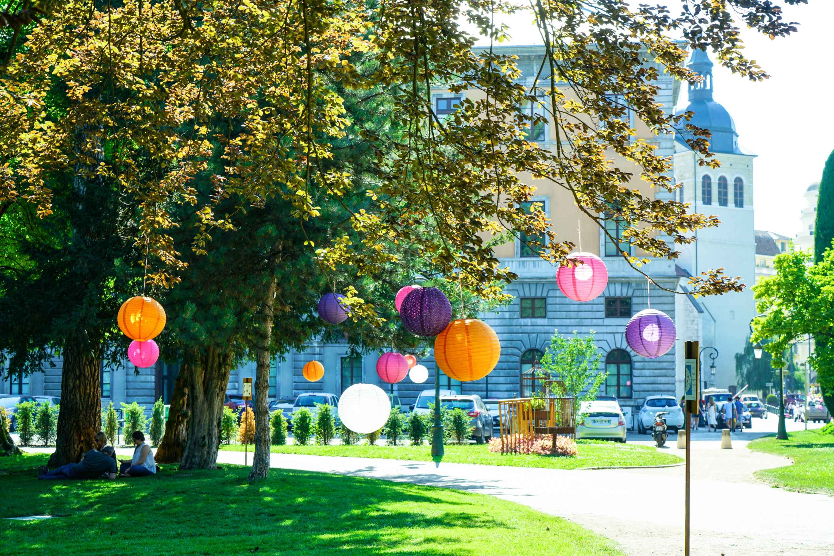 Les jardins de l'Europe, une étape incontournable d'une visite à Annecy